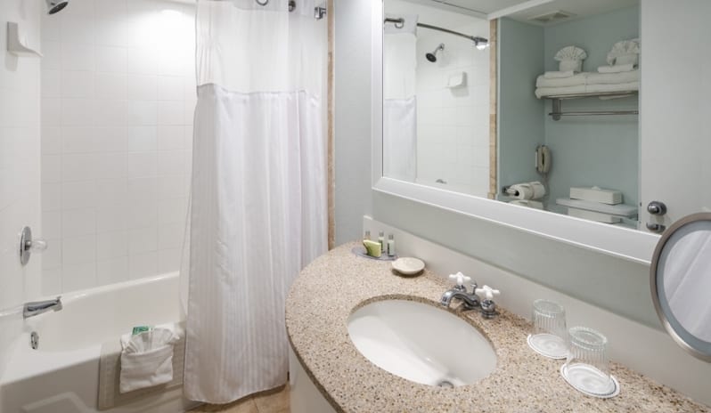 Tradewinds Grand Island - Standard Hotel Room Washroom